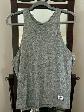 Vintage 80's Heather Grey Large Nike Tank